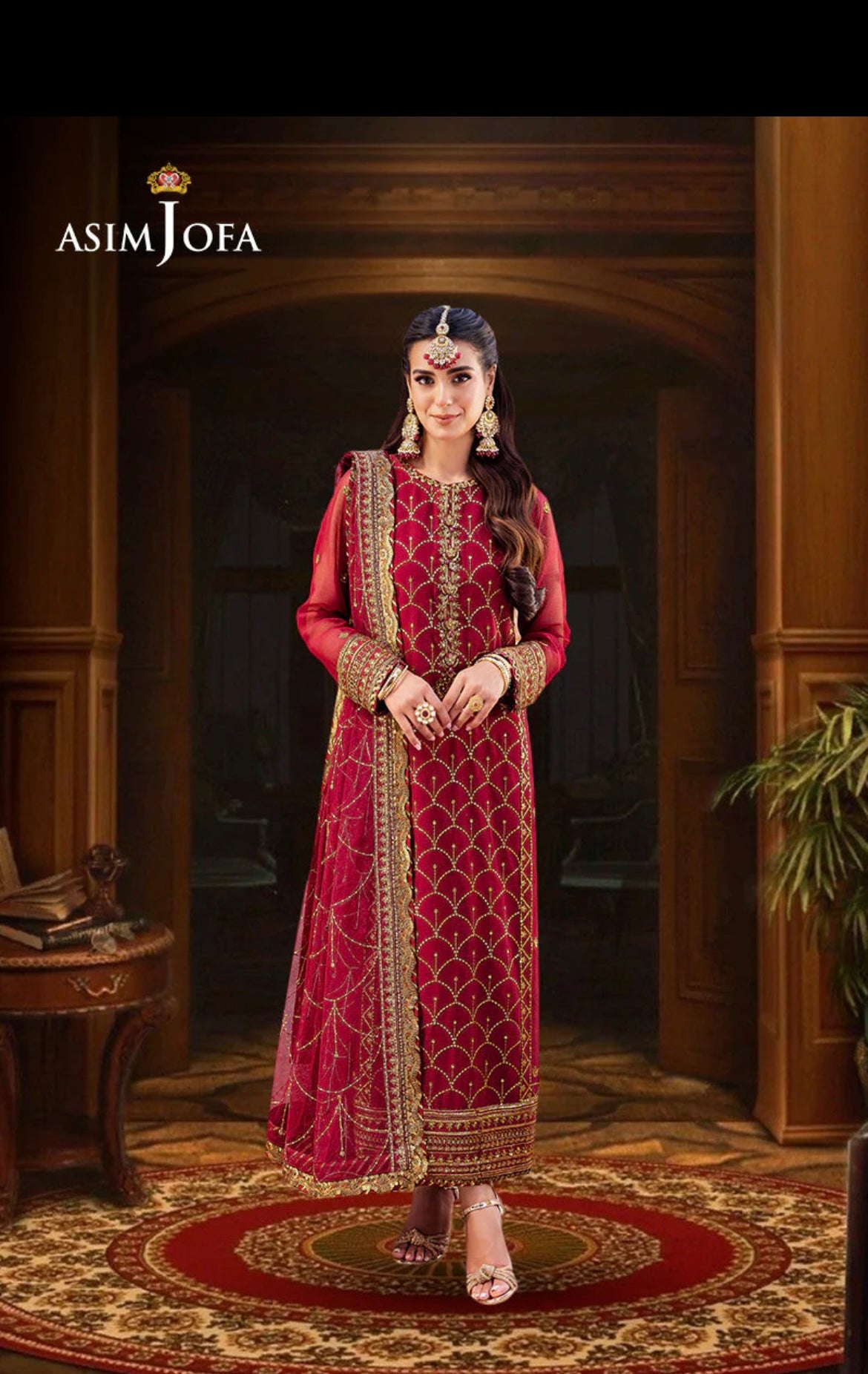 EMBROIDERED CHIFFON 3pc Unstitched