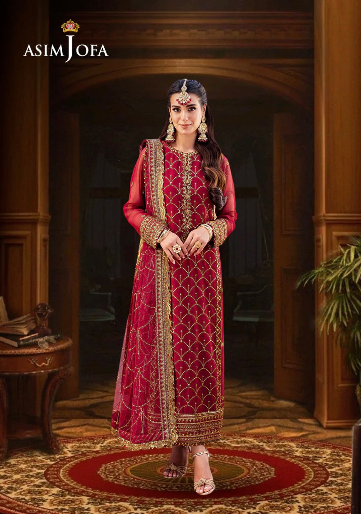 EMBROIDERED CHIFFON 3pc Unstitched