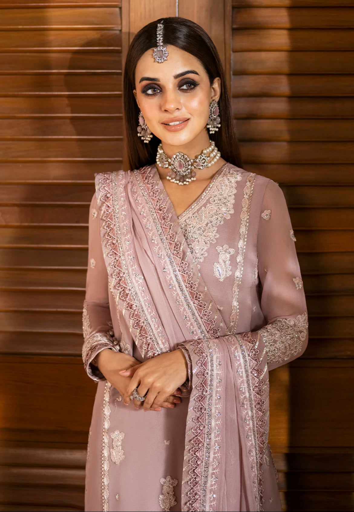 EMBROIDERED CHIFFON 3 PCS