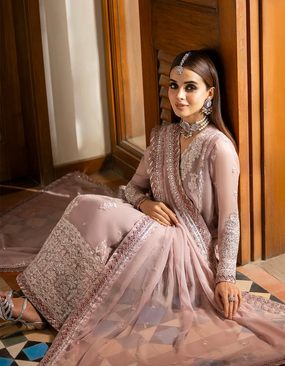 EMBROIDERED CHIFFON 3 PCS