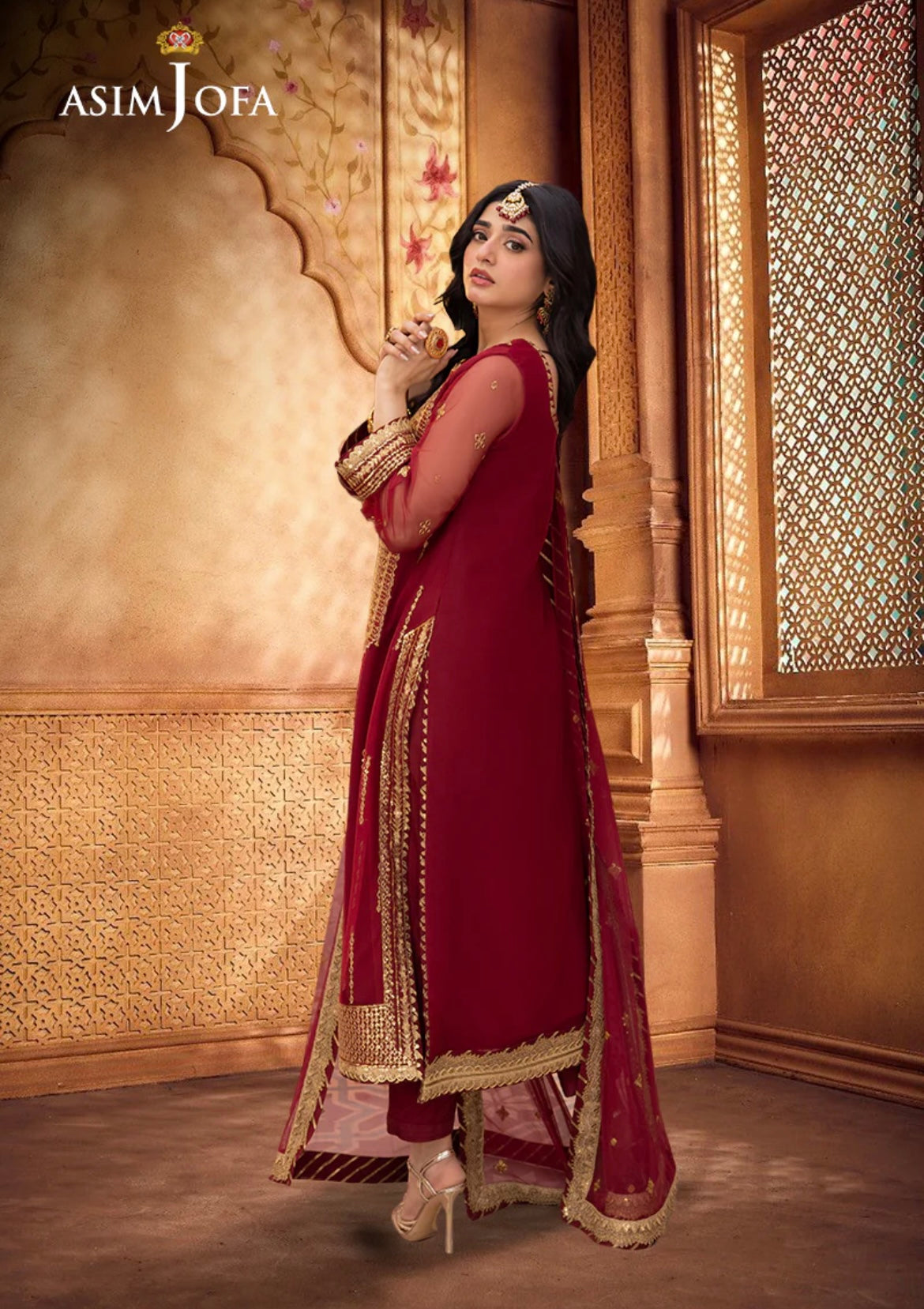 EMBROIDERED NET 3 PCS