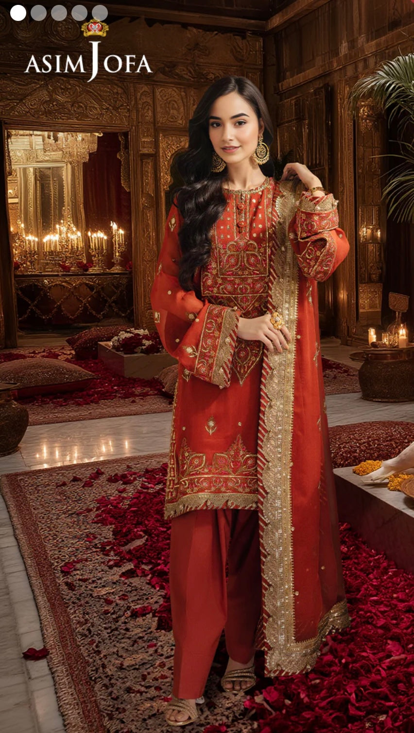 EMBROIDERED CHIFFON 3 PCS