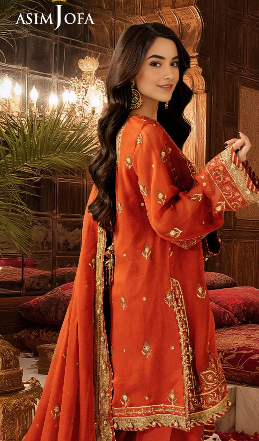 EMBROIDERED CHIFFON 3 PCS