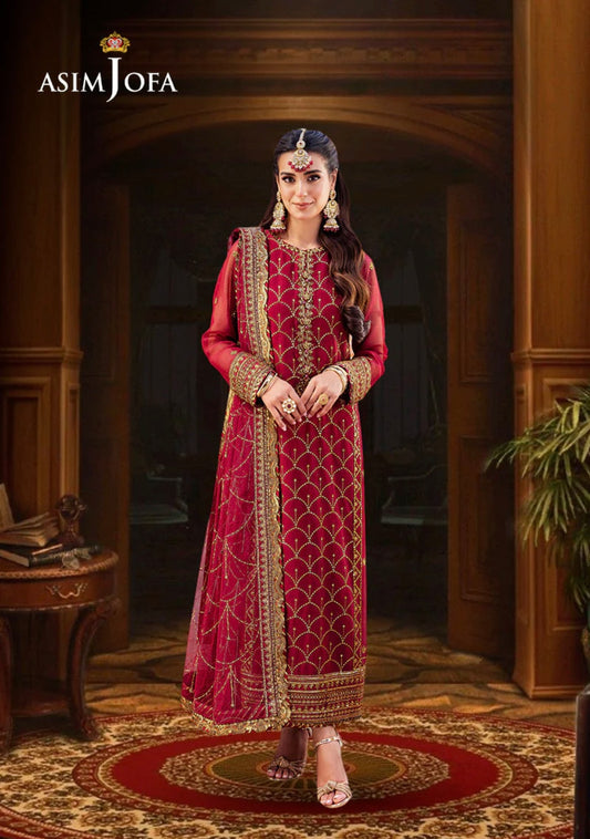 EMBROIDERED CHIFFON 3pc Unstitched