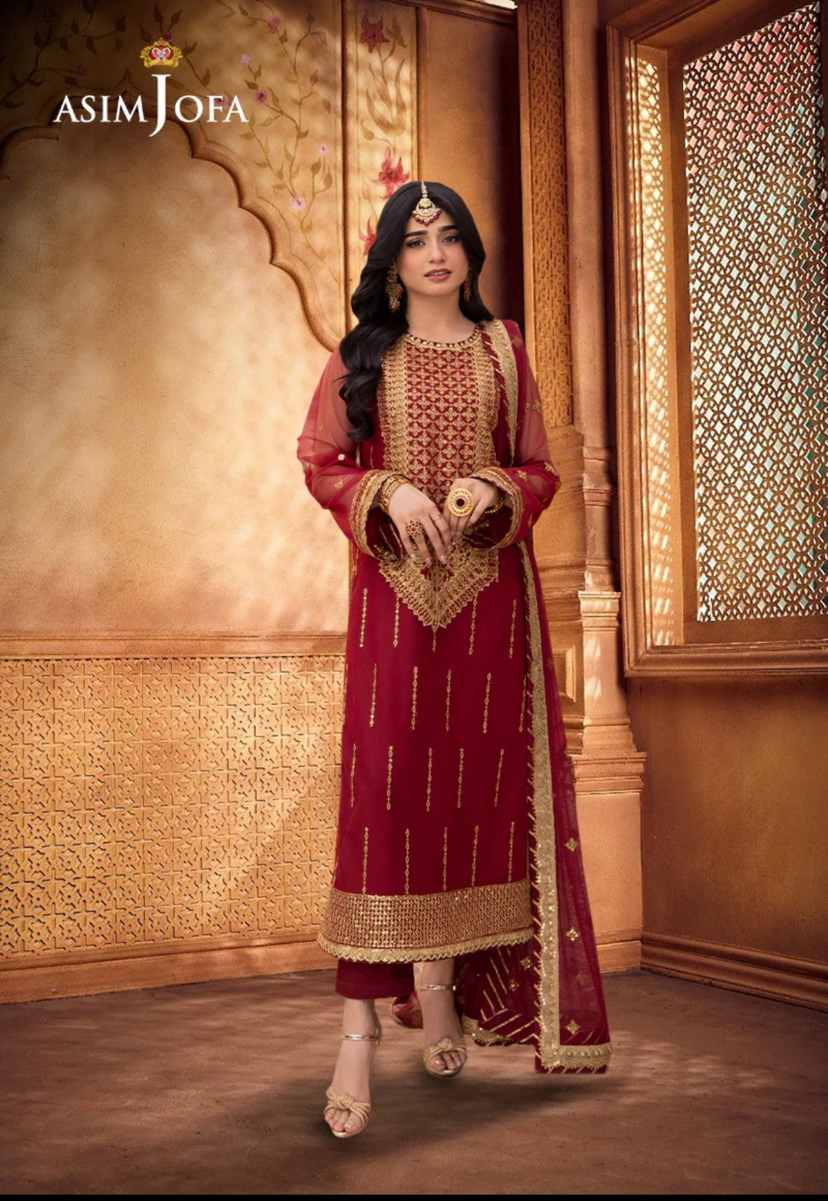 EMBROIDERED NET 3 PCS